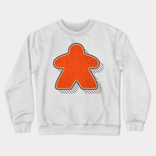 Retro Board Game Meeple Crewneck Sweatshirt